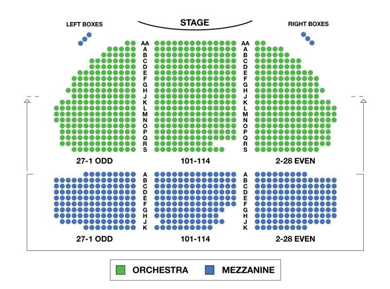 Gerald Schoenfeld Theatre Seating Chart