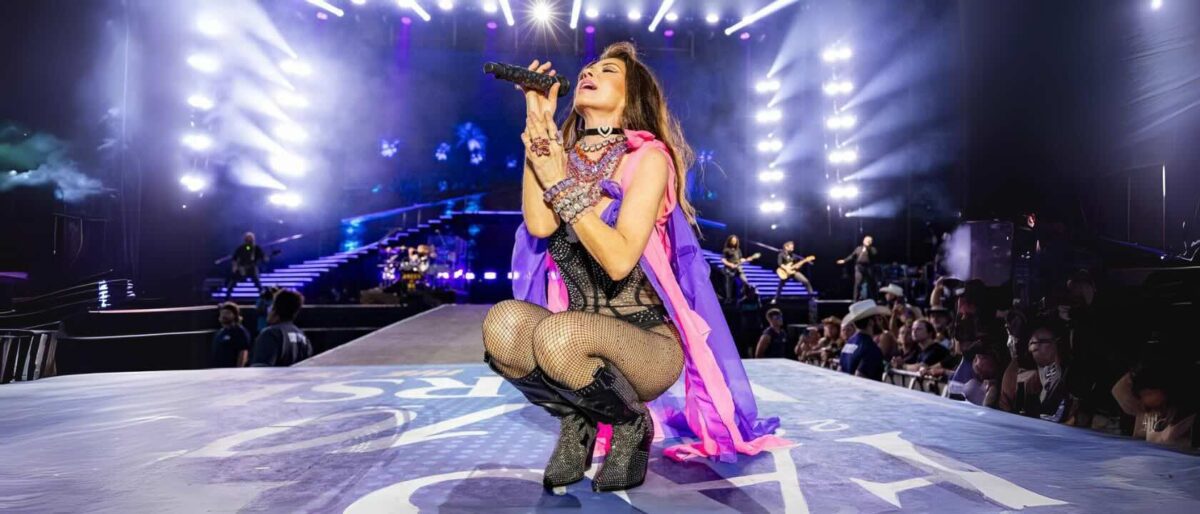 Shania Twain on Stage