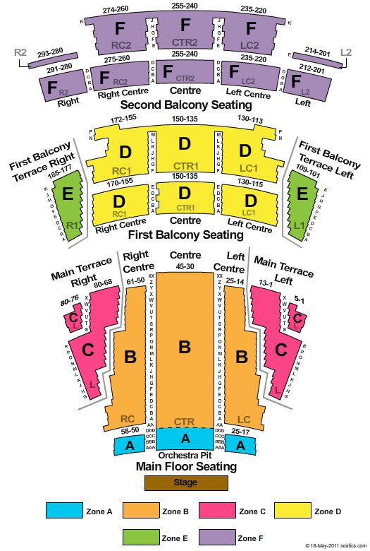 Southern Alberta Jubilee Auditorium Seating Chart