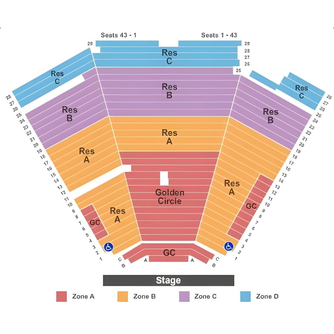 Van Wezel Performing Arts Hall Seating Chart