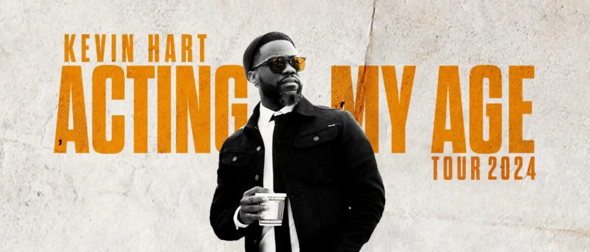 Kevin Hart Acting My Age Tour Banner