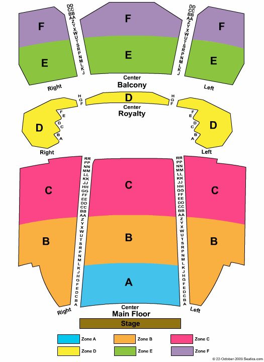 Murat Theatre at Old National Centre Seating Chart