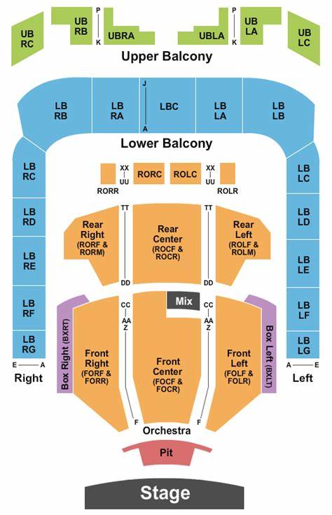 Soldiers and Sailors Memorial Auditorium Seating Chart