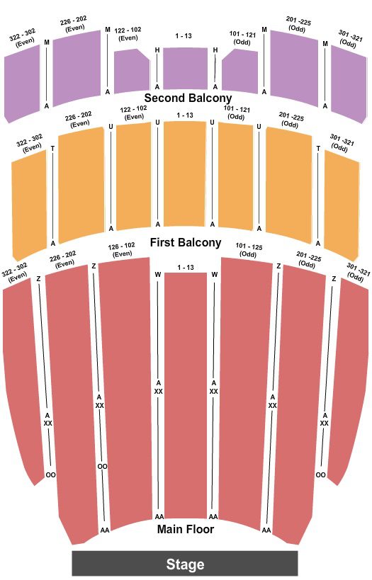 Elliott Hall Seating Chart
