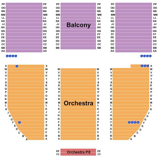 Lutcher Theater Seating Chart