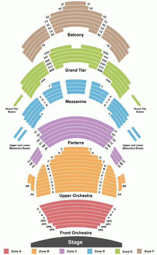 Kauffman Center Seating Chart