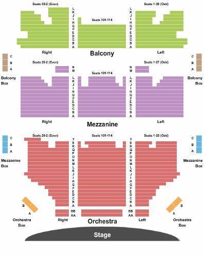 Shubert Theatre Seating Chart