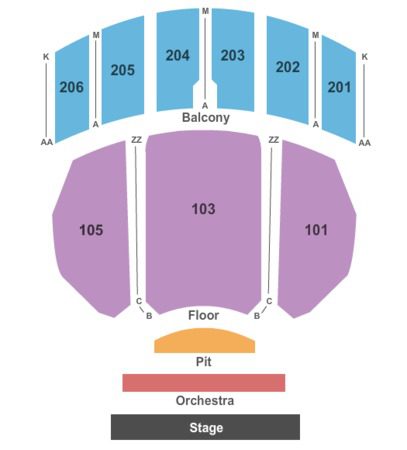 Warner Theatre Seating Chart