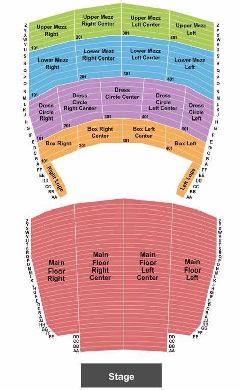 Orpheum theatre seating chart