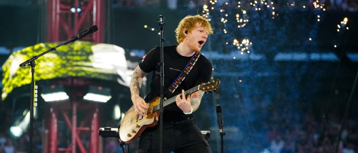 Ed Sheeran on Stage