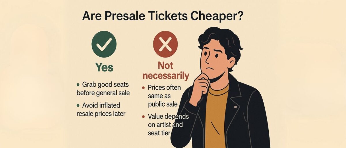 Are Presale Tickets Cheaper