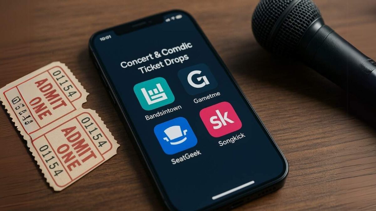 Best Apps to Track Concert & Comedy Ticket Drops
