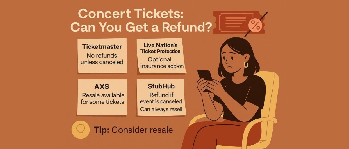 Concert Tickets Can You Get a Refund
