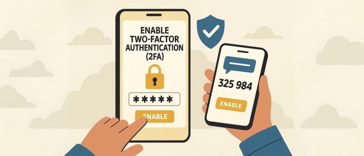 Enable Two-Factor Authentication (2FA)