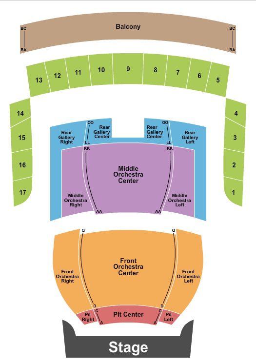 McKnight Center Seating Chart