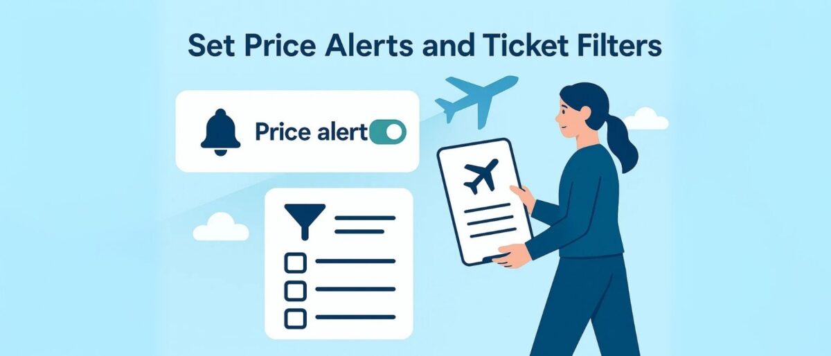 Set Price Alerts and Ticket Filters