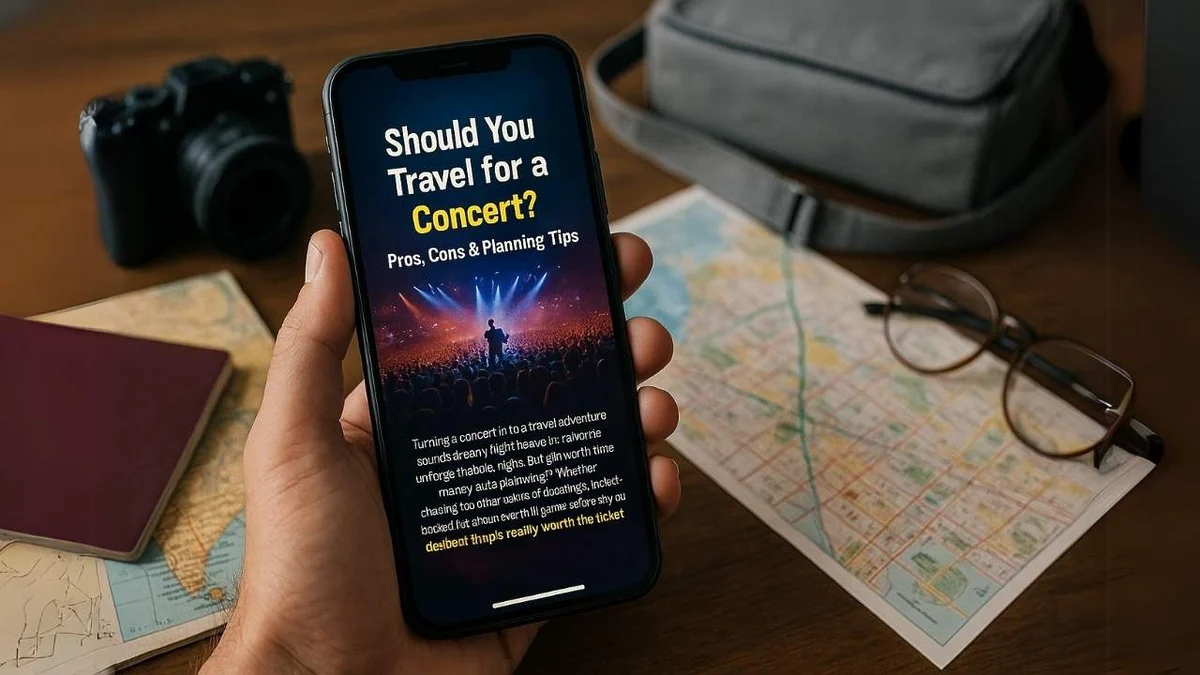 Should You Travel for a Concert Pros Cons and Planning Tips