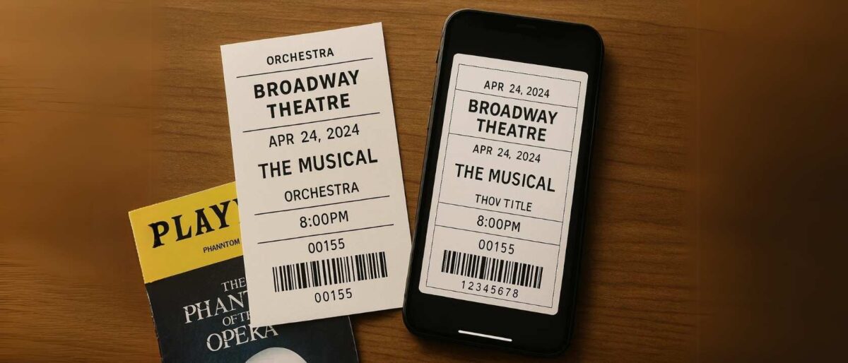 Save Your Ticket Stub or Digital Confirmation