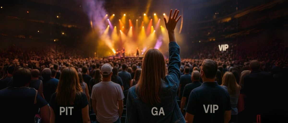 The Best Seats at a Concert Pit, GA, or VIP