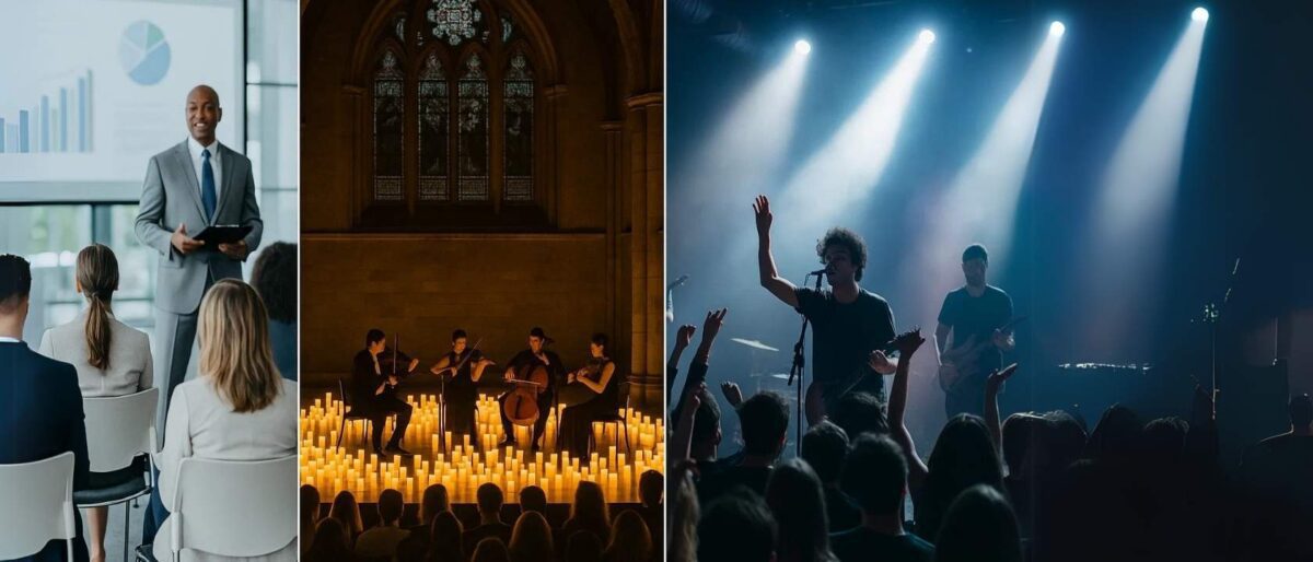 Types of Events Offered