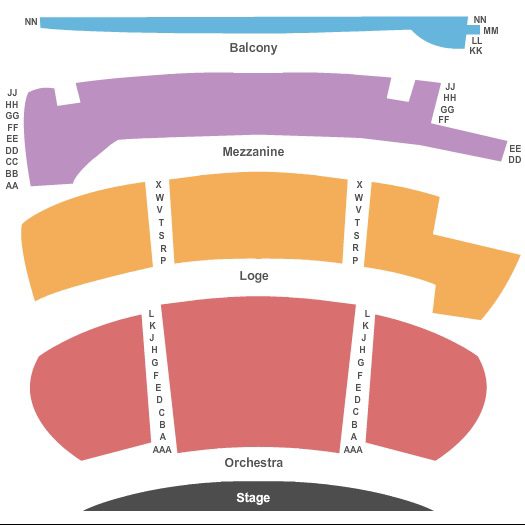 Washington Center Seating Chart