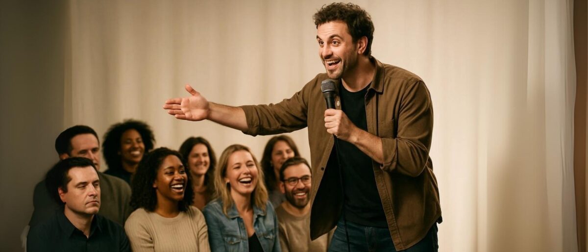 How Comedians Handle a Quiet Crowd