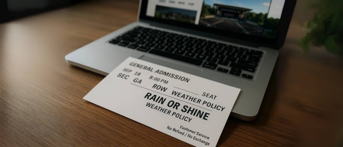 Weather Related Ticket Policies The Basics